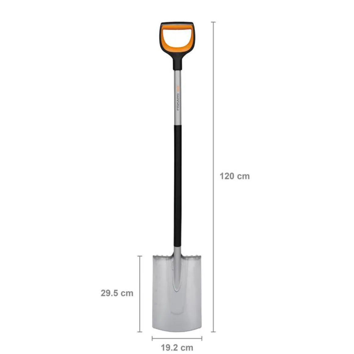 Łopata szpadel prosty FISKARS Xact 1066730 1003681 stal borowa 120 cm ogrodowa
