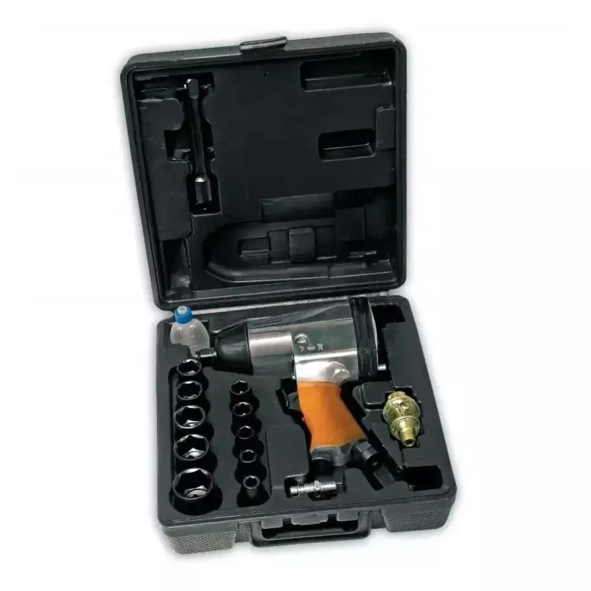 PANSAM A533161 Klucz pneumatyczny udarowy 1/2" 310Nm, zakrętarka +10 nasadek, walizka