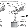 PANSAM A045110 WCIĄGARKA WYCIĄGARKA ELEKTRYCZNA LINOWA 1050W 600kg EWIMAX - OFICJALNY DYSTRYBUTOR - AUTORYZOWANY DEALER PANSAM