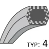 Pasek Ariens IBS BB155 A20/50 CZĘŚĆ ORYGINALNA /16x3940/ 22950200