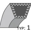 Pasek Husqvarna napęd noży YT150 /12,7x2253/ RO8516