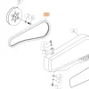 PASEK KLINOWY ZĘBATY NAPĘDOWY DO GLEBOGRYZARKI Oleo-Mac MH 198 RKS L66151639