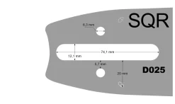 Prowadnica 18 3/8 1.6mm D025 Stihl SARP S18D6SS66