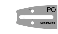 Prowadnica 10 3/8 1,3mm OREGON pilarka CEDPS25-10T 370202