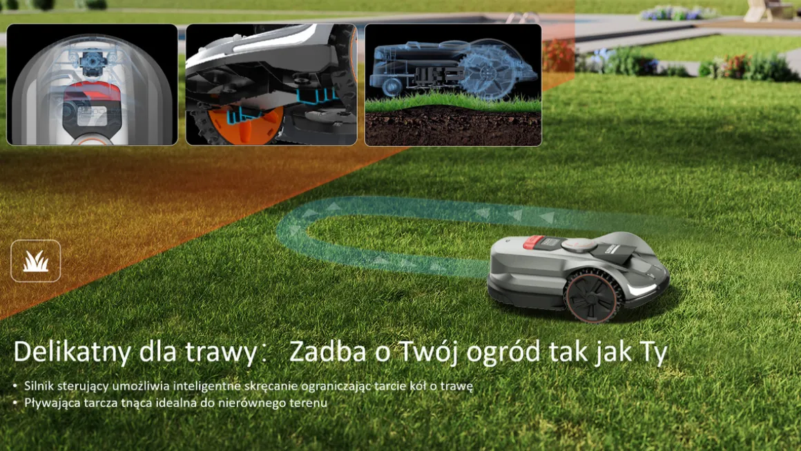 Robot koszący Sunseeker X3 Elite RTK 800m2 bezprzewodowy