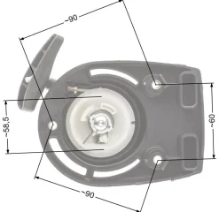 Rozrusznik Honda GX35N kpl. NZ478