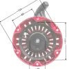 Rozrusznik Honda GX100 zam. 28400-Z0D-V02ZC / 28400-Z0D-003ZA NZ548