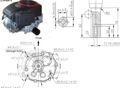 Silnik do traktorka Loncin LC1P92F (16 KM, 452 cm³)