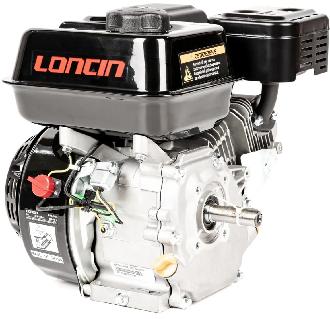 Silnik Loncin G210FA-R wał poziomy 19,05 mm / 60 mm G210FA-R