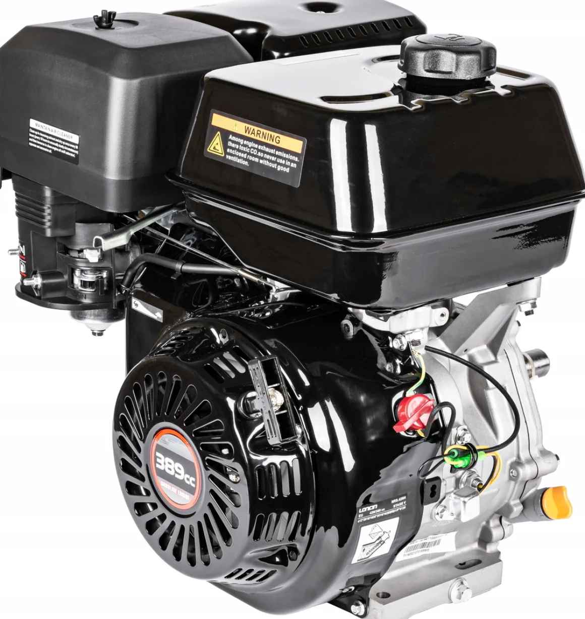 SILNIK LONCIN G390F-A SPALINOWY BENZYNOWY 13 KM WAŁ 25 mm / 60 mm MOTOR HONDA GX390 - EWIMAX - OFICJALNY DYSTRYBUTOR - AUTORYZOWANY DEALER LONCIN