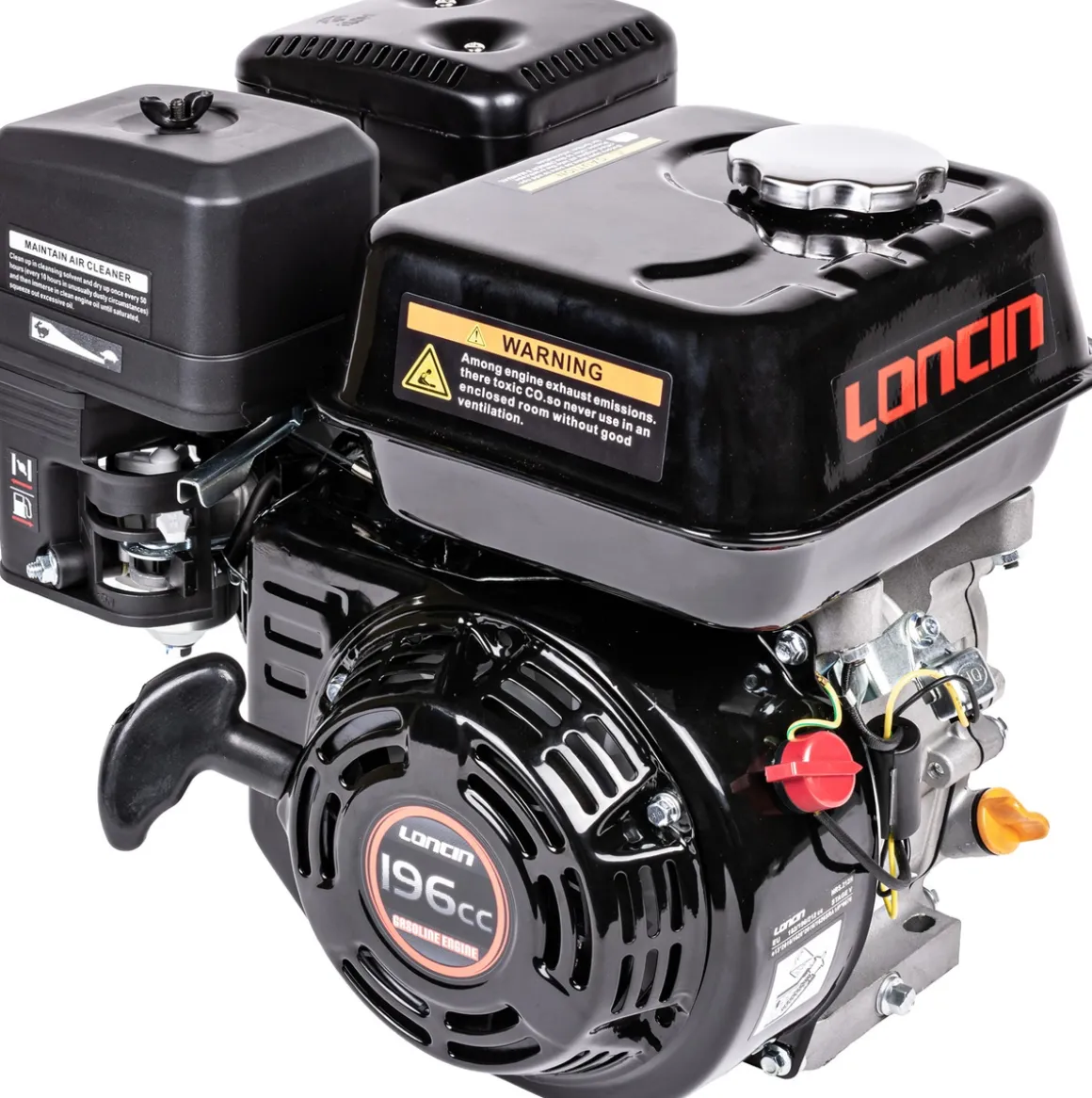 SILNIK LONCIN G200F-A-S SPALINOWY BENZYNOWY 6.5 KM WAŁ 20 mm LONCIN G200 FAS MOTOR HONDA GX160 ,GX200, B&S , BRIGGS& STRATTON - OFICJALNY DYSTRYBUTOR - AUTORYZOWANY DEALER LONCIN