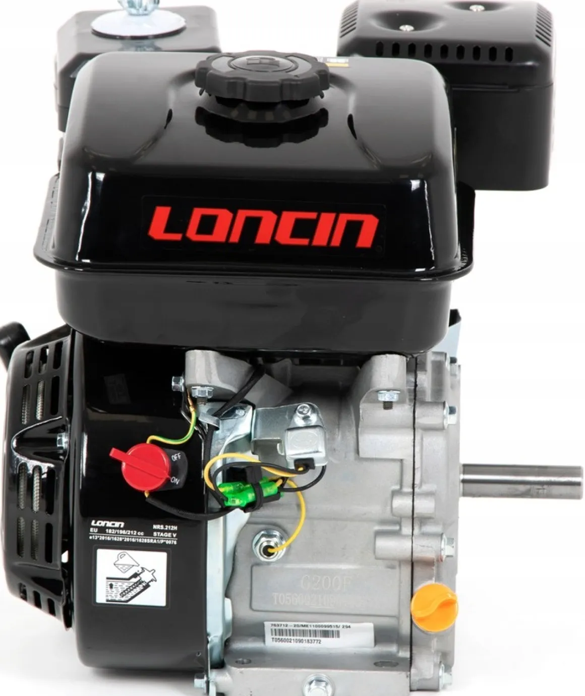 SILNIK LONCIN G200F-A-S SPALINOWY BENZYNOWY 6.5 KM WAŁ 20 mm LONCIN G200 FAS MOTOR HONDA GX160 ,GX200, B&S , BRIGGS& STRATTON - OFICJALNY DYSTRYBUTOR - AUTORYZOWANY DEALER LONCIN