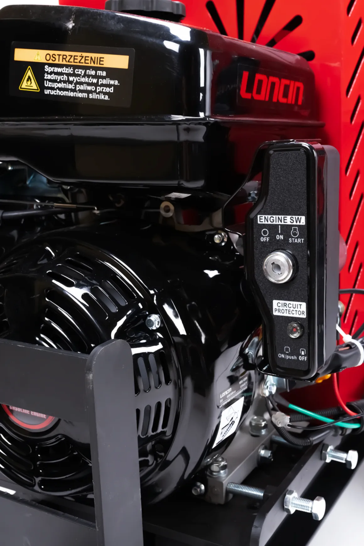 SILNIK LONCIN G420FD-A Z ROZRUSZNIKIEM SPALINOWY BENZYNOWY 15 KM WAŁ 25 mm MOTOR HONDA GX420 - EWIMAX - OFICJALNY DYSTRYBUTOR - AUTORYZOWANY DEALER LONCIN