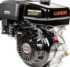 SILNIK LONCIN G420F-L SPALINOWY BENZYNOWY 15 KM wał poziomy stożek 22,2 mm / 110 mm G420F-L MOTOR HONDA GX420 - EWIMAX - OFICJALNY DYSTRYBUTOR - AUTORYZOWANY DEALER LONCIN