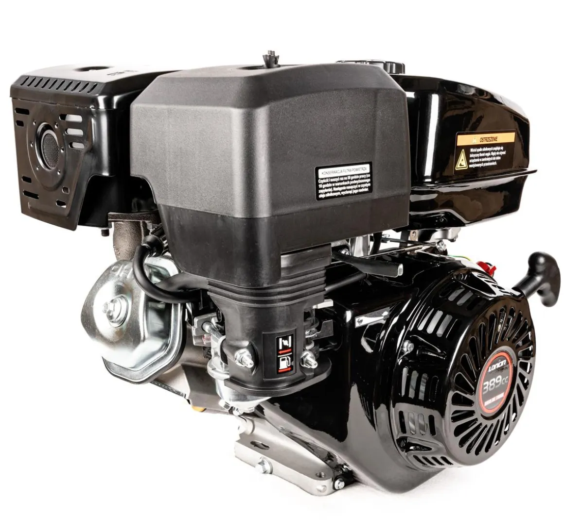 Silnik Loncin G390F-L wał poziomy 22,2 mm / 105 mm stożek G390F-L