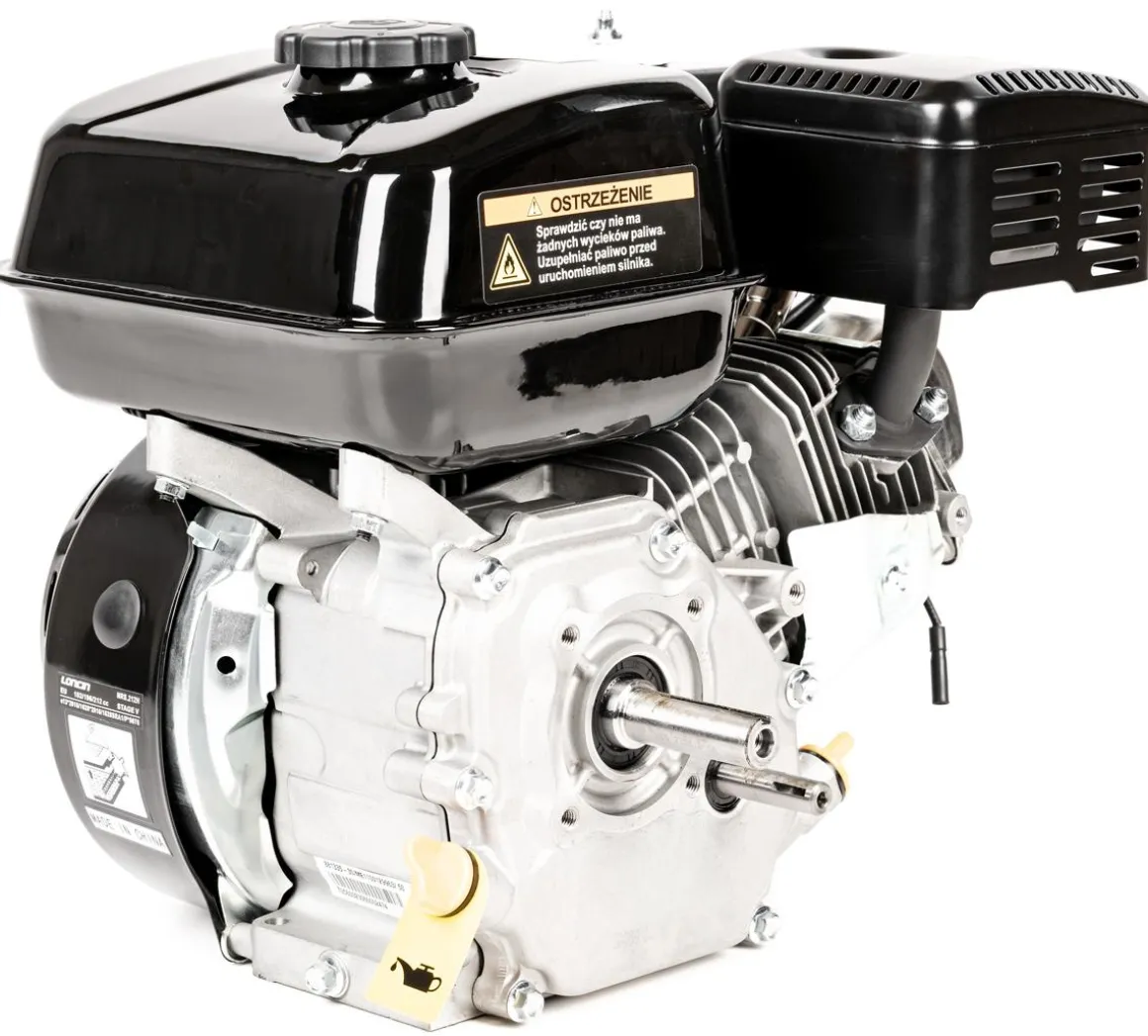 Silnik Loncin G200F-R wał poziomy 19,05 mm / 62 mm z dod. wałkiem G200F-R GL