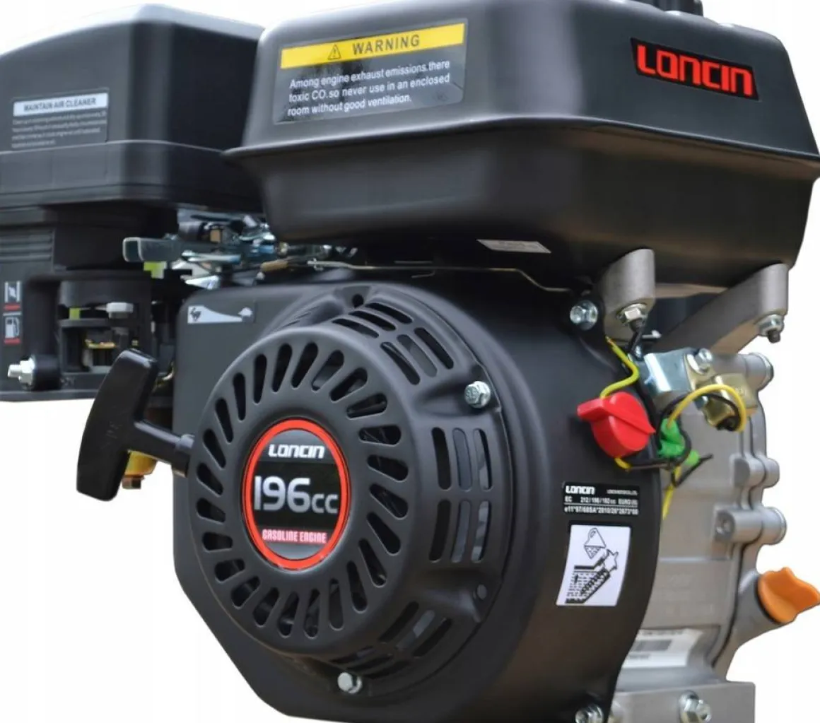 SILNIK LONCIN G200F-W SPALINOWY BENZYNOWY 6.5 KM WAŁ STOŻEK STOŻKOWY LONCIN G200 FW MOTOR HONDA GX160 ,GX200, B&S , BRIGGS& STRATTON - OFICJALNY DYSTRYBUTOR - AUTORYZOWANY DEALER LONCIN