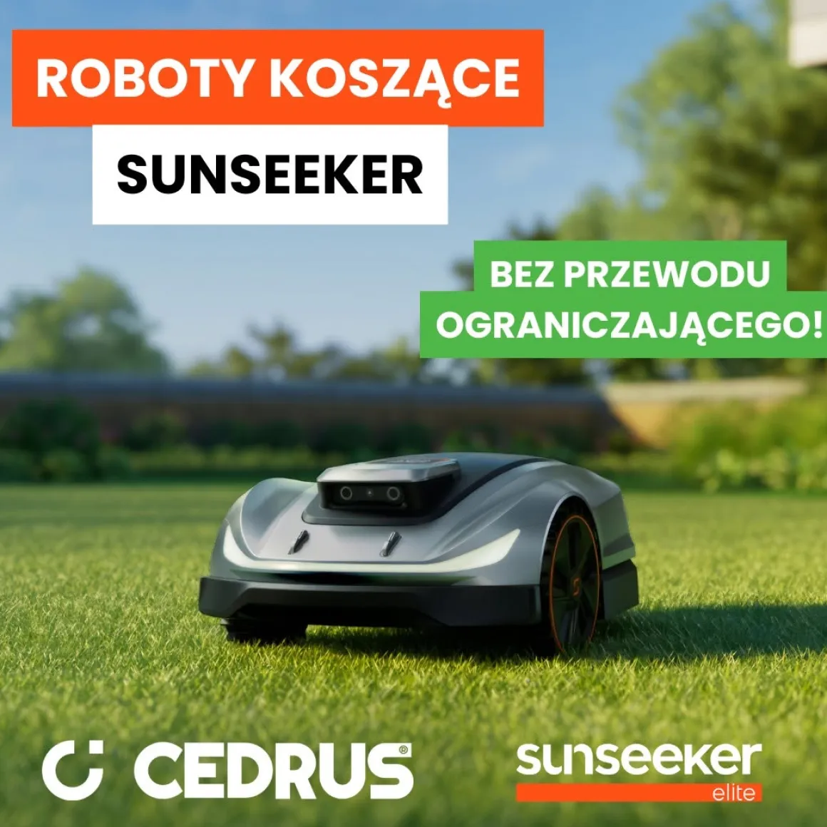 Sunseeker X3 Gen 2 RTK Elite - Robot Koszący do 800m2