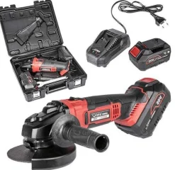 SZLIFIERKA KĄTOWA CEDRUS POWER+ AG125Li-SET Zestaw z baterią i ładowarką w walizce POWER+ 20V - OFICJALNY DYSTRYBUTOR - AUTORYZOWANY DEALER CEDRUS