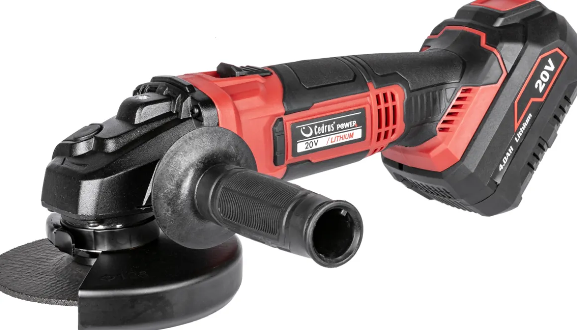 SZLIFIERKA KĄTOWA CEDRUS POWER+ AG125Li-SET Zestaw z baterią i ładowarką w walizce POWER+ 20V - OFICJALNY DYSTRYBUTOR - AUTORYZOWANY DEALER CEDRUS