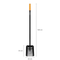 Szufla metalowa FISKARS Solid 1066720 łopata ogrodowa budowlana z rączką I