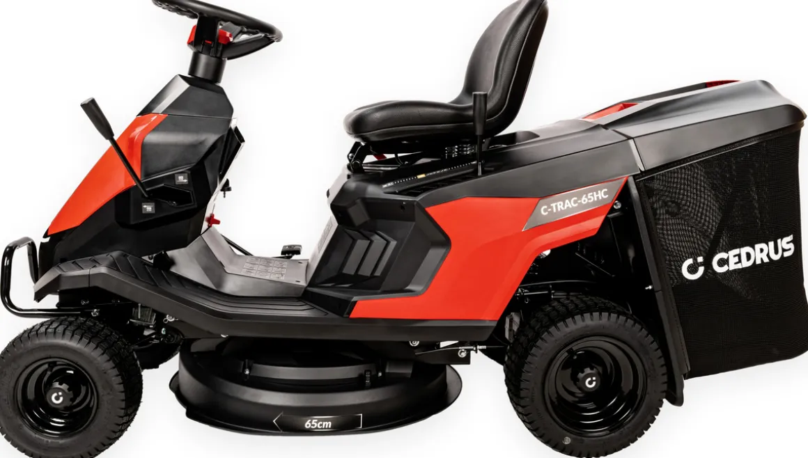 TRAKTOREK CEDRUS C-TRAC 65HC TRAKTOREK OGRODOWY RIDER TRAKTOR KOSIARKA SAMOJEZDNA SPALINOWA DO TRAWY HYDROSTAT LONCIN LC1P75F 7 KM 65 CM - OFICJALNY DYSTRYBUTOR - AUTORYZOWANY DEALER CEDRUS