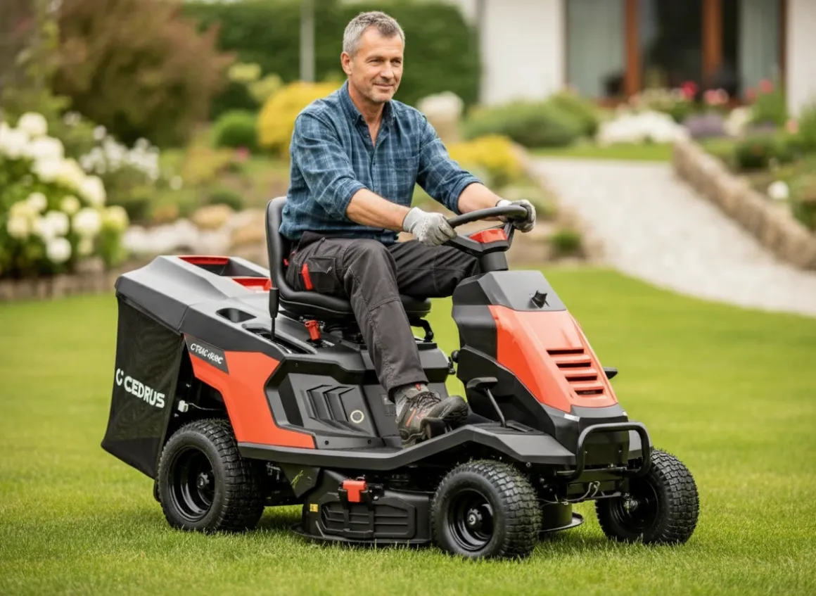 TRAKTOREK CEDRUS C-TRAC 65MC TRAKTOREK OGRODOWY RIDER TRAKTOR KOSIARKA SAMOJEZDNA SPALINOWA DO TRAWY LONCIN LC1P75F 7 KM 65 CM - OFICJALNY DYSTRYBUTOR - AUTORYZOWANY DEALER CEDRUS