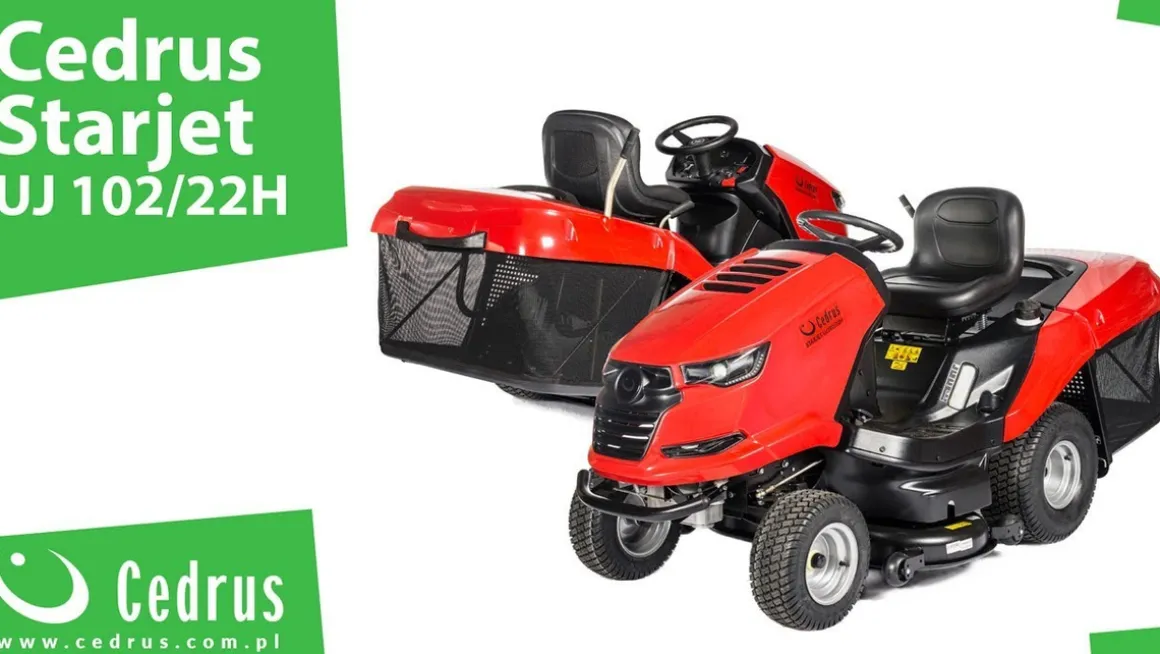 TRAKTOREK CEDRUS STARJET UJ 102/22H TRAKTOREK OGRODOWY SECO KOSIARKA SAMOJEZDNA SPALINOWA DO TRAWY 22KM / 102cm HYDROSTATIC - OFICJALNY DYSTRYBUTOR - AUTORYZOWANY DEALER CEDRUS