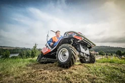 TRAKTOREK OGRODOWY KOSIARKA MULCZUJĄCA KARCZOWNIK KARCZOWNICA OLEO-MAC GOLIATH 2X4 S536027044701x