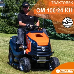 Traktorek ogrodowy 4x4 Oleo-Mac OM 106/24 KH (102 cm)
