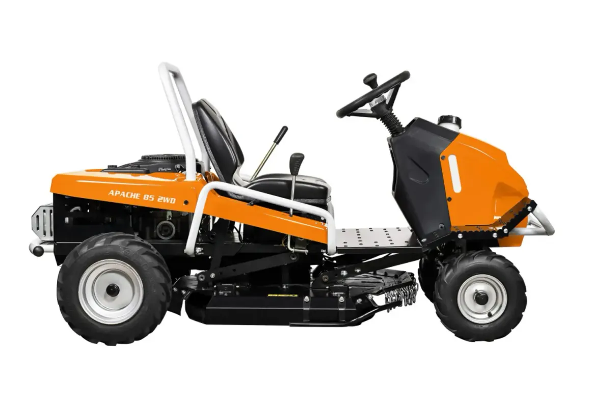 Traktorek OLEO MAC Apache 85 2WD Kosiarka mulczująca 68129242 Karczownik Karczownica – traktorek do wysokiej trawy i nieużytków