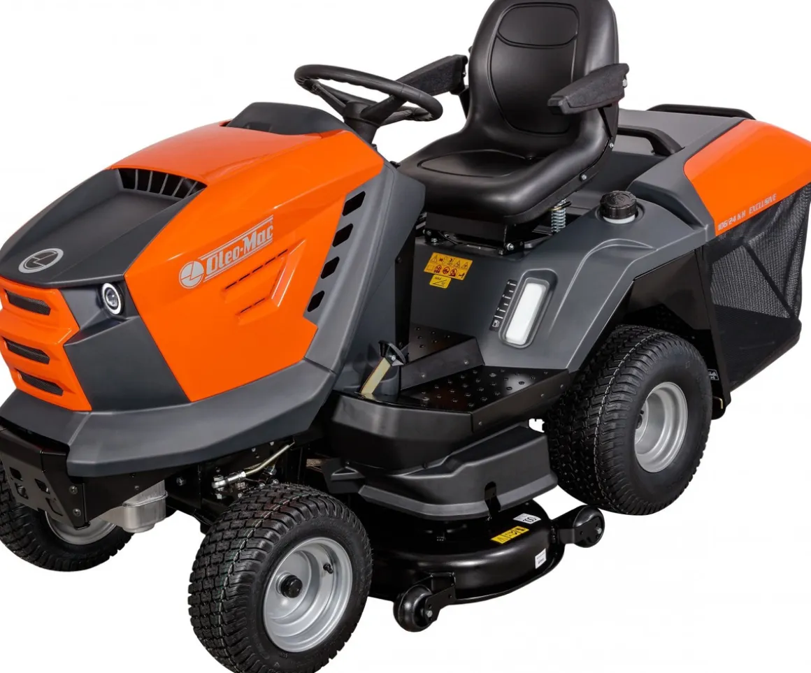 TRAKTOREK OLEO MAC OM 106/24 KH EXCLUSIVE TRAKTOREK OGRODOWY KOSIARKA SAMOJEZDNA SPALINOWA DO TRAWY WERSJA LUX 102cm / 24KM / PREMIUM 68129207 - OFICJALNY DYSTRYBUTOR - AUTORYZOWANY DEALER OLEO-MAC