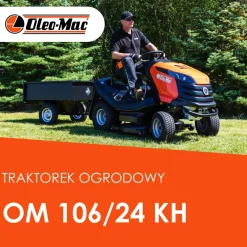TRAKTOREK OLEO MAC OM 106/24 KH TRAKTOREK OGRODOWY KOSIARKA SAMOJEZDNA SPALINOWA DO TRAWY HYDROSTATIC OM106 102cm KLASA PREMIUM 68129066 - OFICJALNY DYSTRYBUTOR - AUTORYZOWANY DEALER OLEO-MAC