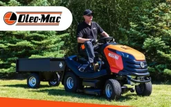 TRAKTOREK OLEO MAC OM 106/24 KH TRAKTOREK OGRODOWY KOSIARKA SAMOJEZDNA SPALINOWA DO TRAWY HYDROSTATIC OM106 102cm KLASA PREMIUM 68129066 - OFICJALNY DYSTRYBUTOR - AUTORYZOWANY DEALER OLEO-MAC