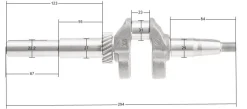 Wał korbowy Kohler XT675 CZĘŚĆ ORYGINALNA 14014139-S