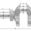 Wał korbowy Loncin LC1P65FA CZĘŚĆ ORYGINALNA 130290109-0001