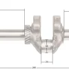 Wał korbowy Loncin LC1P70FCD-P LC1P70FC-P CZĘŚĆ ORYGINALNA 130290316-0001