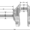 Wał korbowy Loncin LC1P65FE-2 EURO V CZĘŚĆ ORYGINALNA 130290672-0001