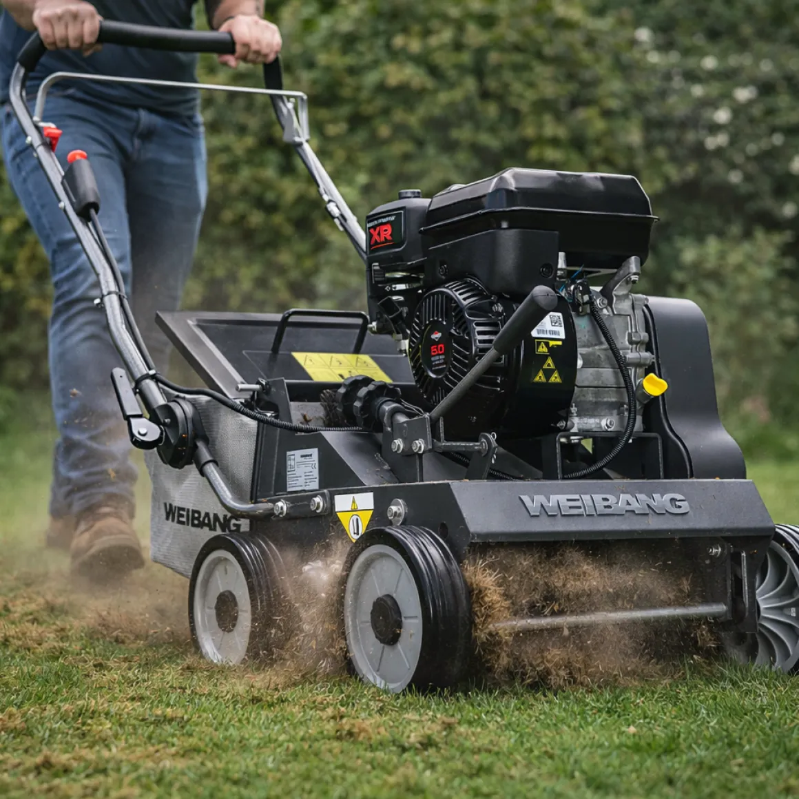 Wertykulator spalinowy Weibang WB384 RB silnik Briggs&Stratton