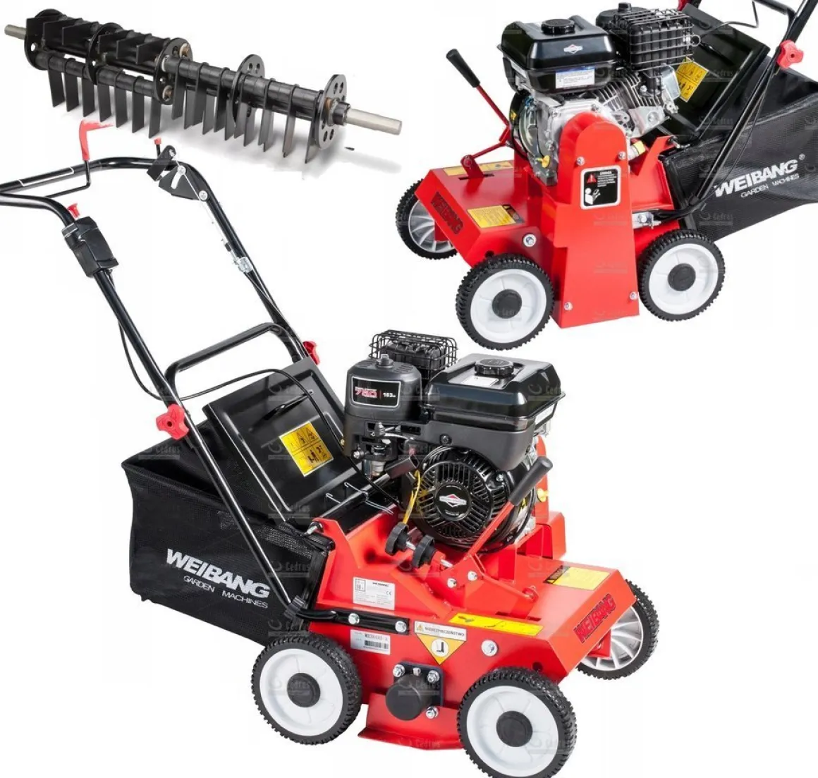 Wertykulator spalinowy Weibang WB384 RB silnik Briggs&Stratton