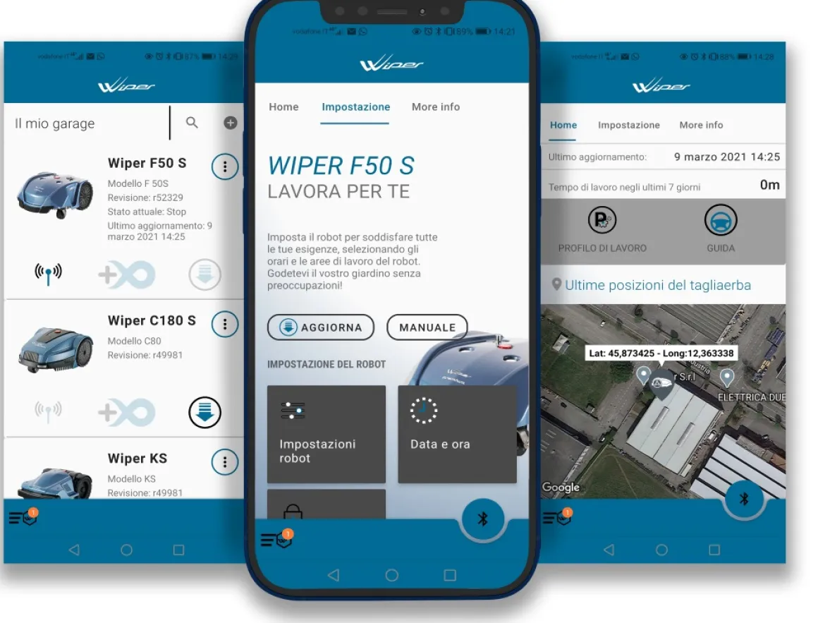 WIPER TREKKER S MEDIUM ROBOT KOSZĄCY KOSIARKA AUTOMATYCZNA DO TRAWY 1800m2 - OFICJALNY DYSTRYBUTOR - AUTORYZOWANY DEALER WIPER