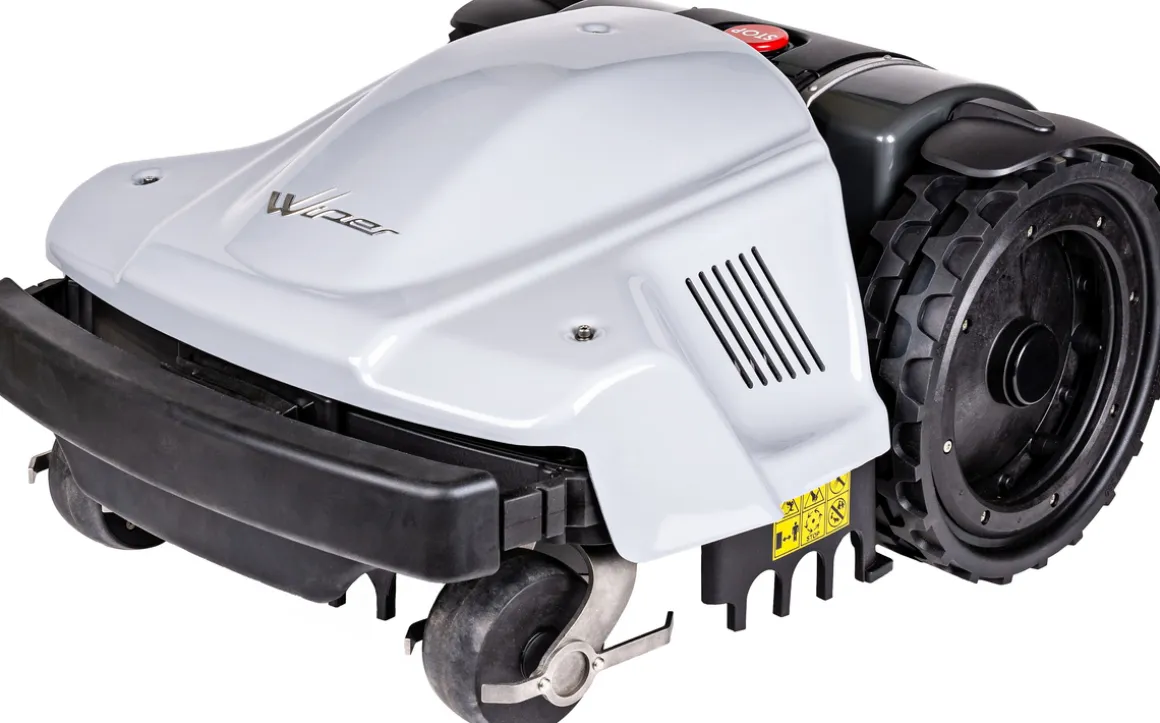 WIPER TREKKER S MEDIUM ROBOT KOSZĄCY KOSIARKA AUTOMATYCZNA DO TRAWY 1800m2 - OFICJALNY DYSTRYBUTOR - AUTORYZOWANY DEALER WIPER