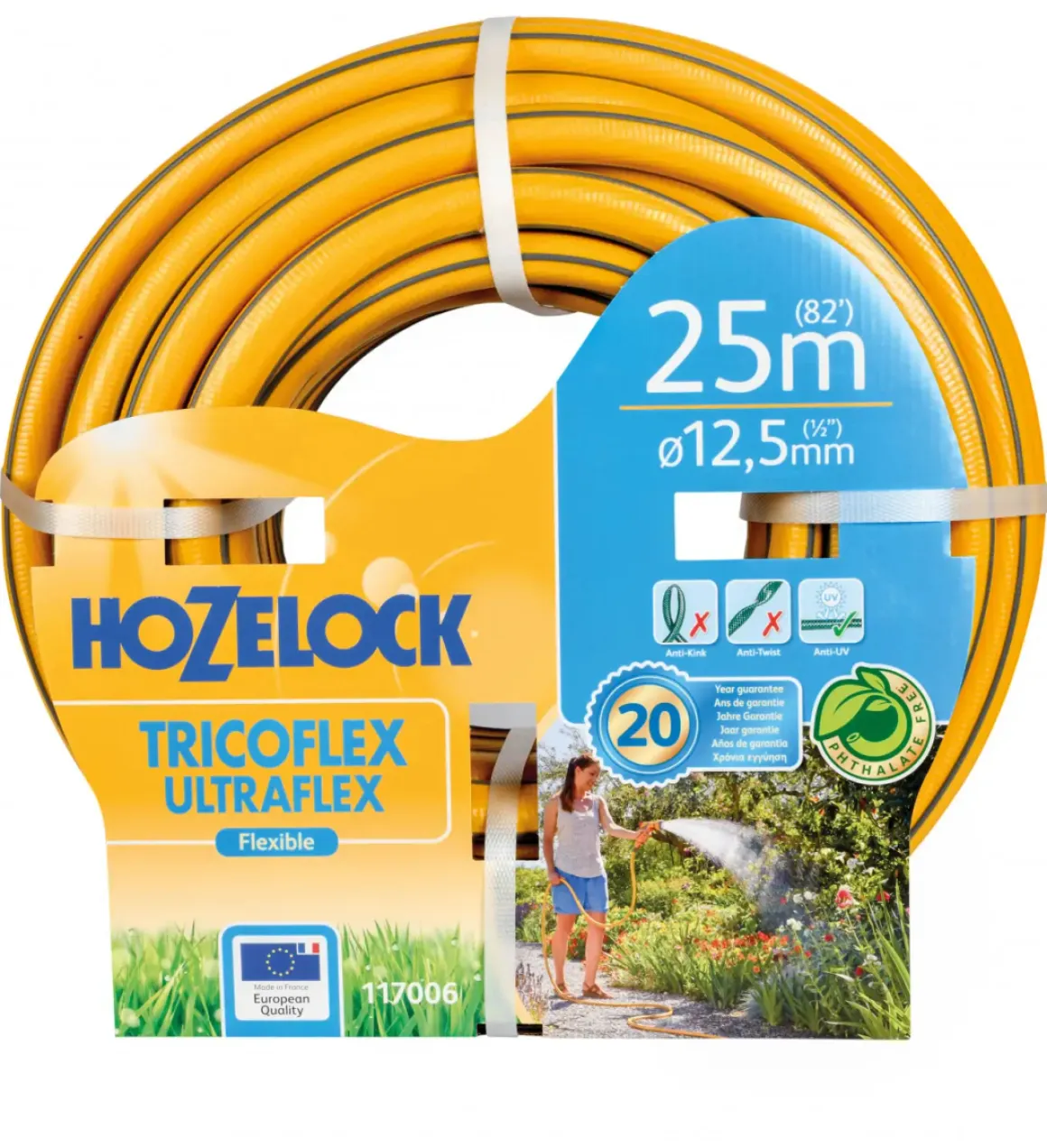 Wąż ogrodowy HOZELOCK ULTRAFLEX 12,5 mm 25 m nie skręcający się 5-warstwowy