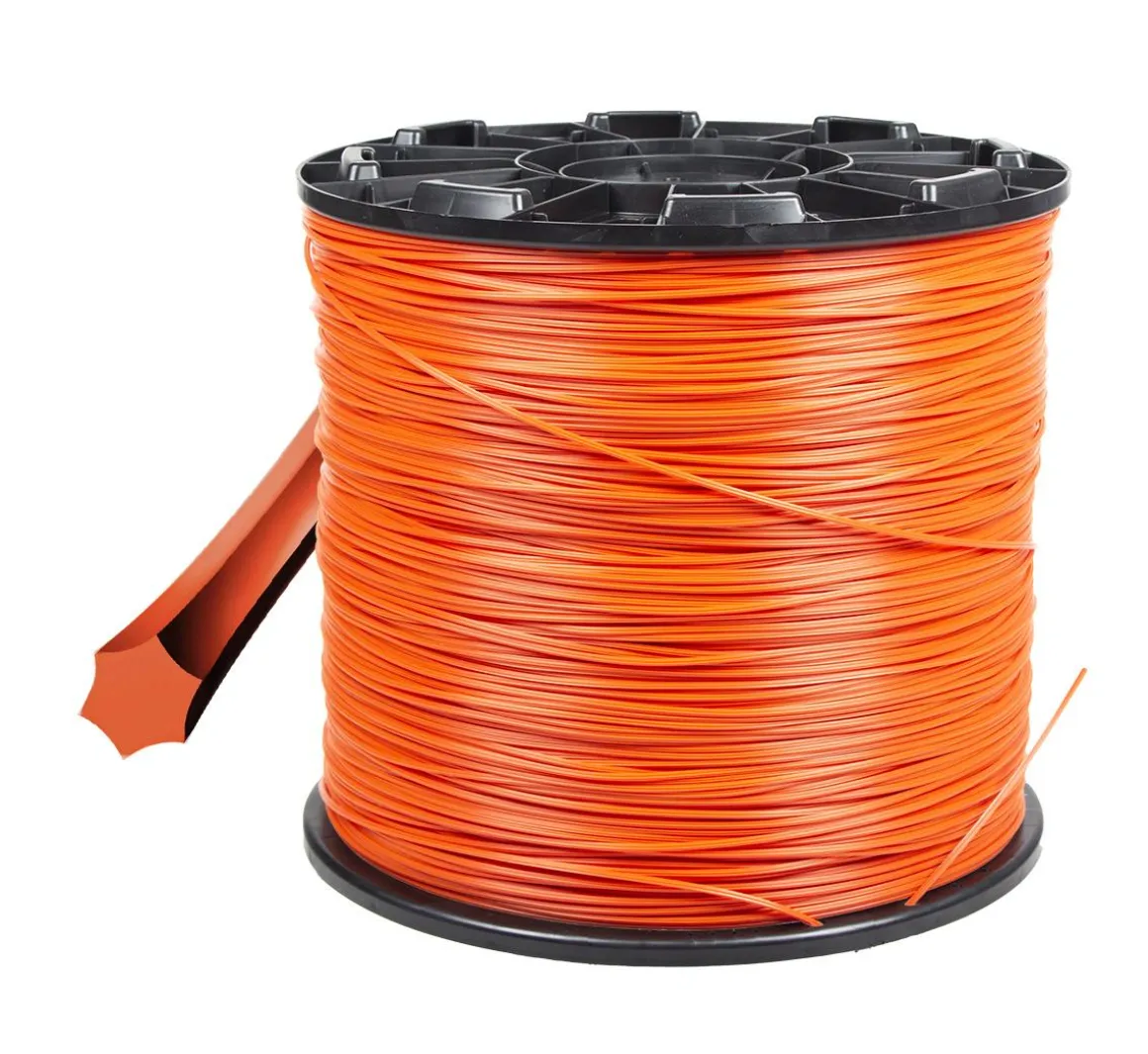 Żyłka tnąca 2.4/8kg gwiazdka pomarańcz ACC0176