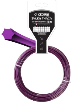 Żyłka tnąca 3.0/15m k gwiazdka fiolet IN005297Y
