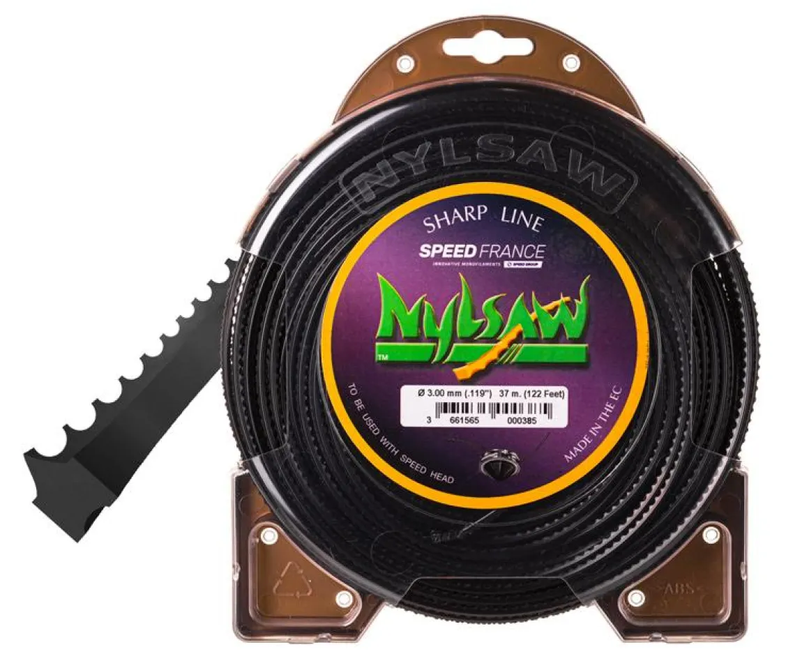 Żyłka tnąca 3.0/37m Nylsaw czarna NS004697