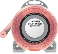 Żyłka tnąca 2.7 72m PREMIUM czerwona ACC0310