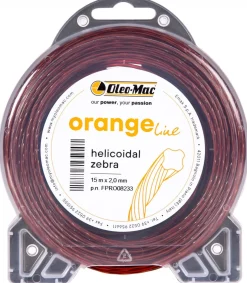 ŻYŁKA TNĄCA OLEO-MAC Orange line 2,4mm / 15 m. DO KOSY PROFIL SPIRALNY , SZPULA FPRO08234 - OFICJALNY DYSTRYBUTOR - AUTORYZOWANY DEALER OLEO MAC