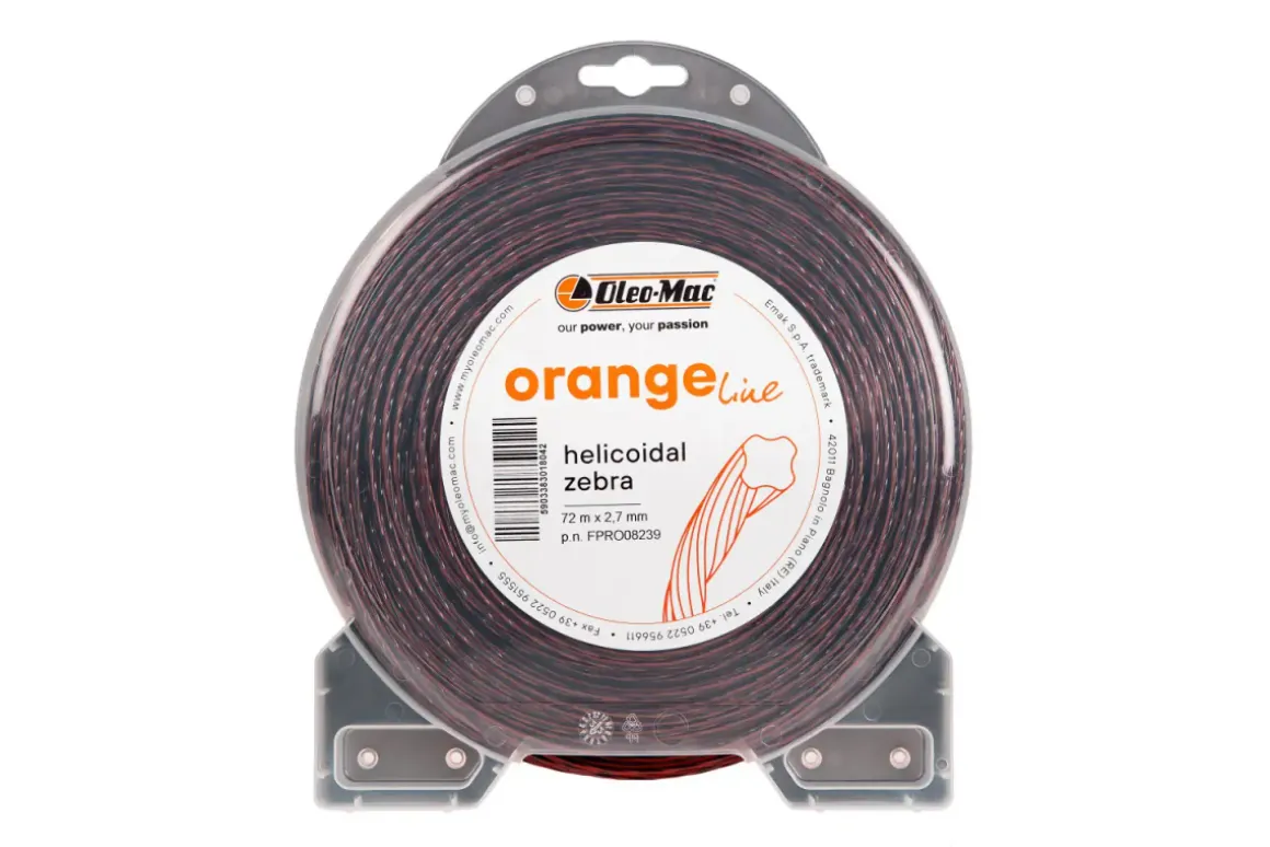 ŻYŁKA TNĄCA OLEO-MAC 2,4/88 SPIRALNA ZEBRA FPRO08238