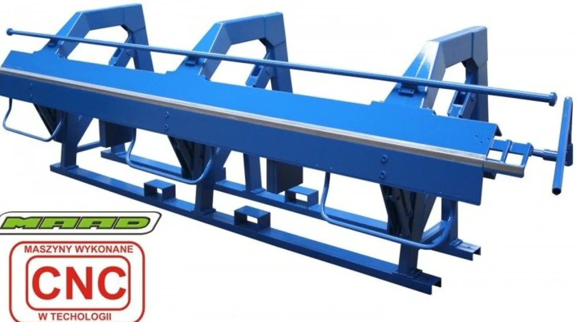 ZAGINARKA GIĘTARKA KRAWĘDZIARKA DEKARSKA DO BLACHY Z CIĘCIEM MAAD ZGS-4000 /0.8mm EWIMAX